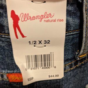 Wranger Jeans- Women's Natural Rise 1/2 x 32
